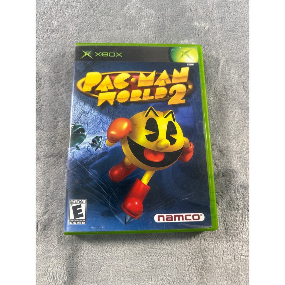 Pac-Man World 2 Microsoft Xbox Original 2002 Namco 3D Platformer Video Game
